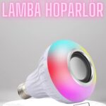 Bluetooth Hoparlör Akıllı Rgb Led Işık Renk Değiştirme Ses Bombası Ampül Görünümlü
