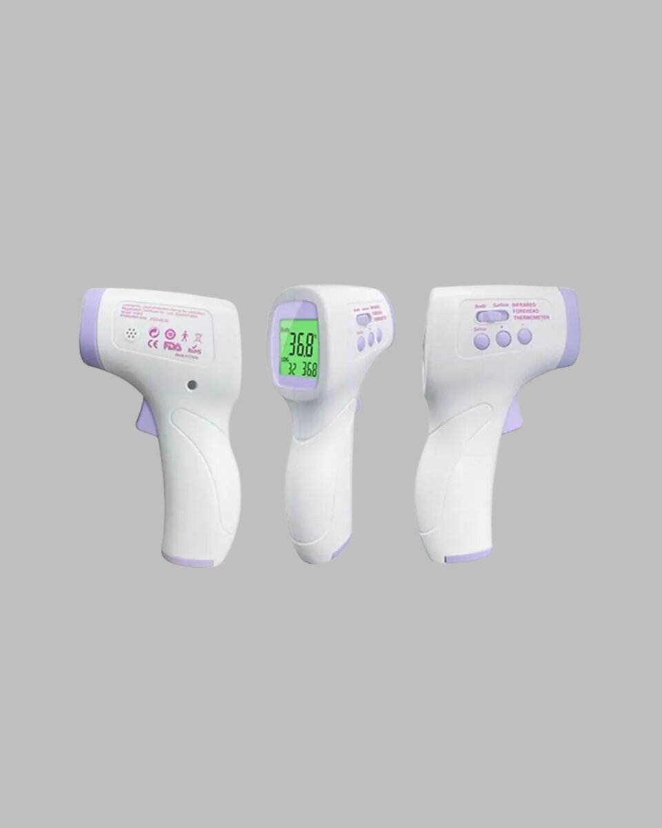 Kızılötesi Temassız Ateş Ölçer LCD Ekranlı Hassas Termometre 3 Kızılötesi Temassız Ateş Ölçer LCD Ekranlı Hassas Termometre - Görsel 3