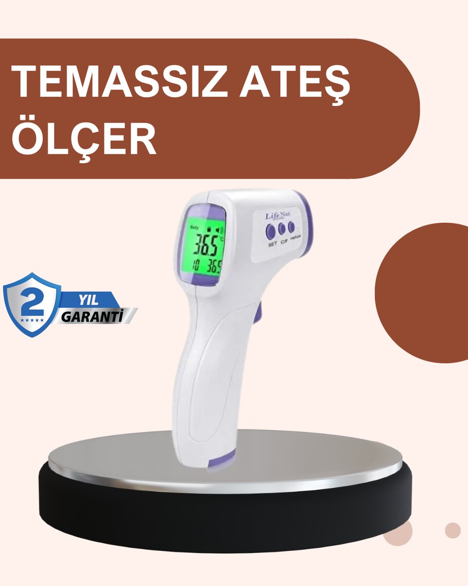 Temassız Dijital Ateş Ölçer Büyük Ekranlı Hızlı Okuma 1 Temassız Dijital Ateş Ölçer Büyük Ekranlı Hızlı Okuma