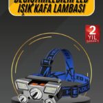 Kafa Lambası 800 Lümen 4 Mod Yüksek Işık Flaşörlü Şarjlı Led Lamba