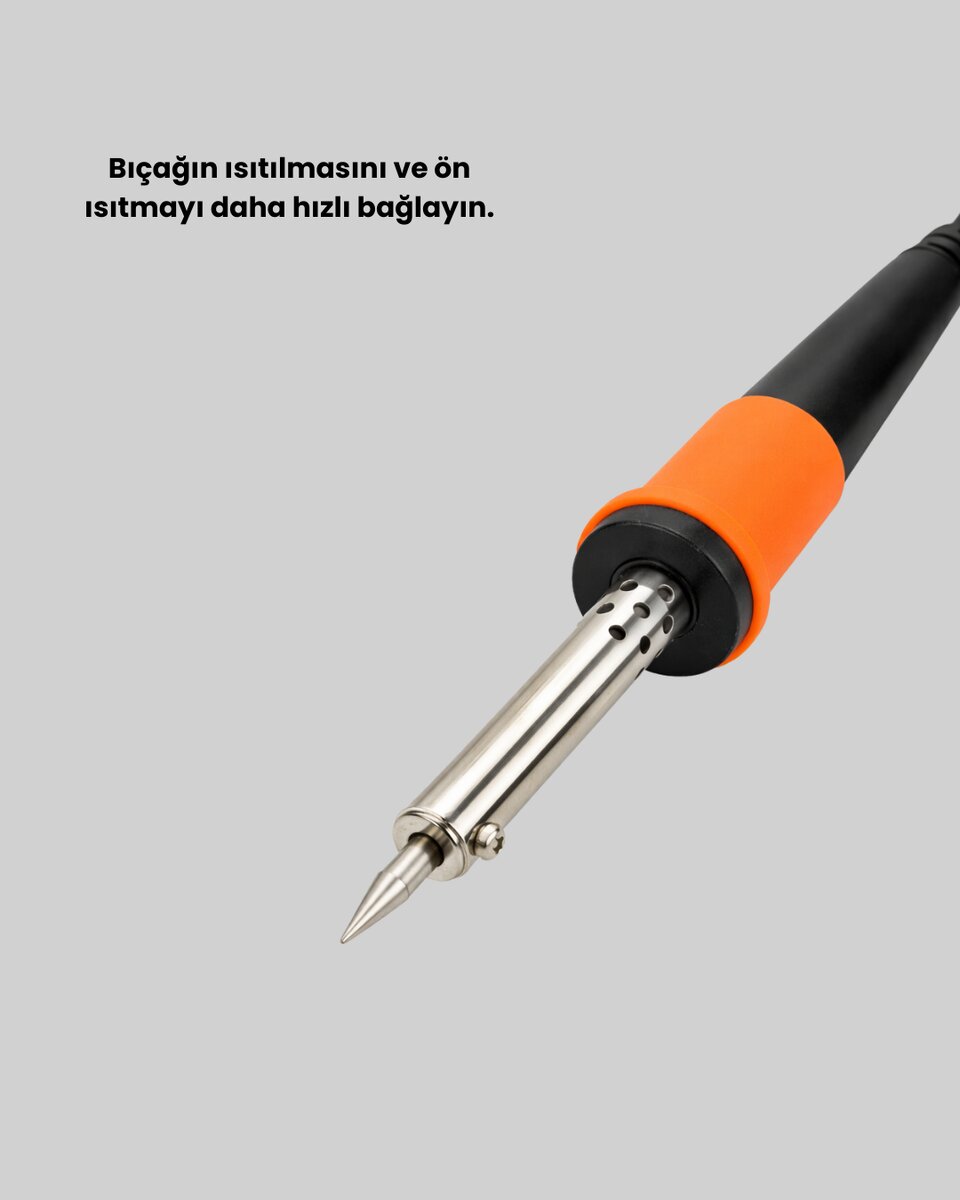 Isıya Dayanıklı Ergonomik Saplı Elektronik Lehimleme Havyası 3 Isıya Dayanıklı Ergonomik Saplı Elektronik Lehimleme Havyası - Görsel 3