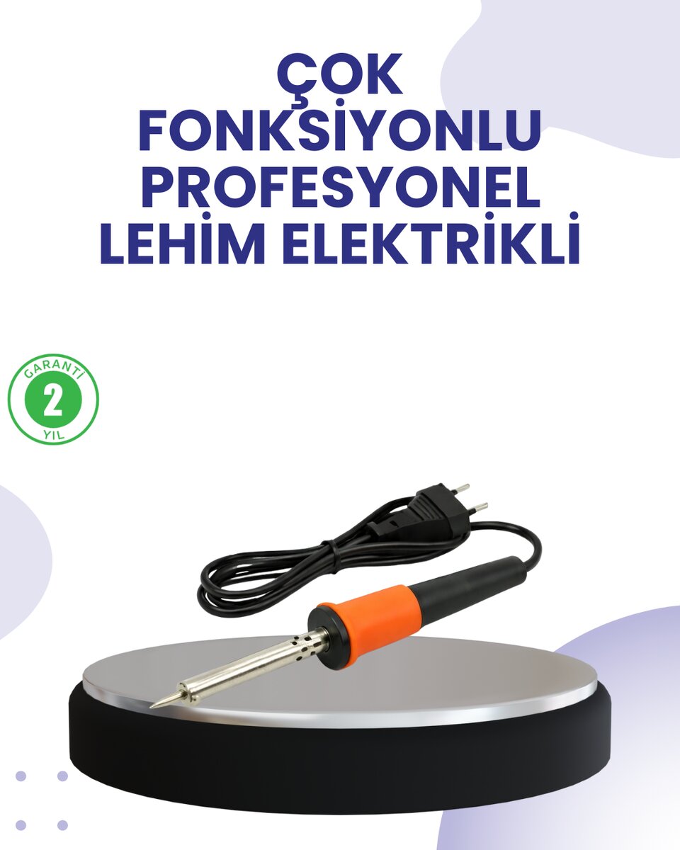 Profesyonel Kullanıma Uygun Yüksek Sıcaklık Dayanımlı Havya 1 Profesyonel Kullanıma Uygun Yüksek Sıcaklık Dayanımlı Havya