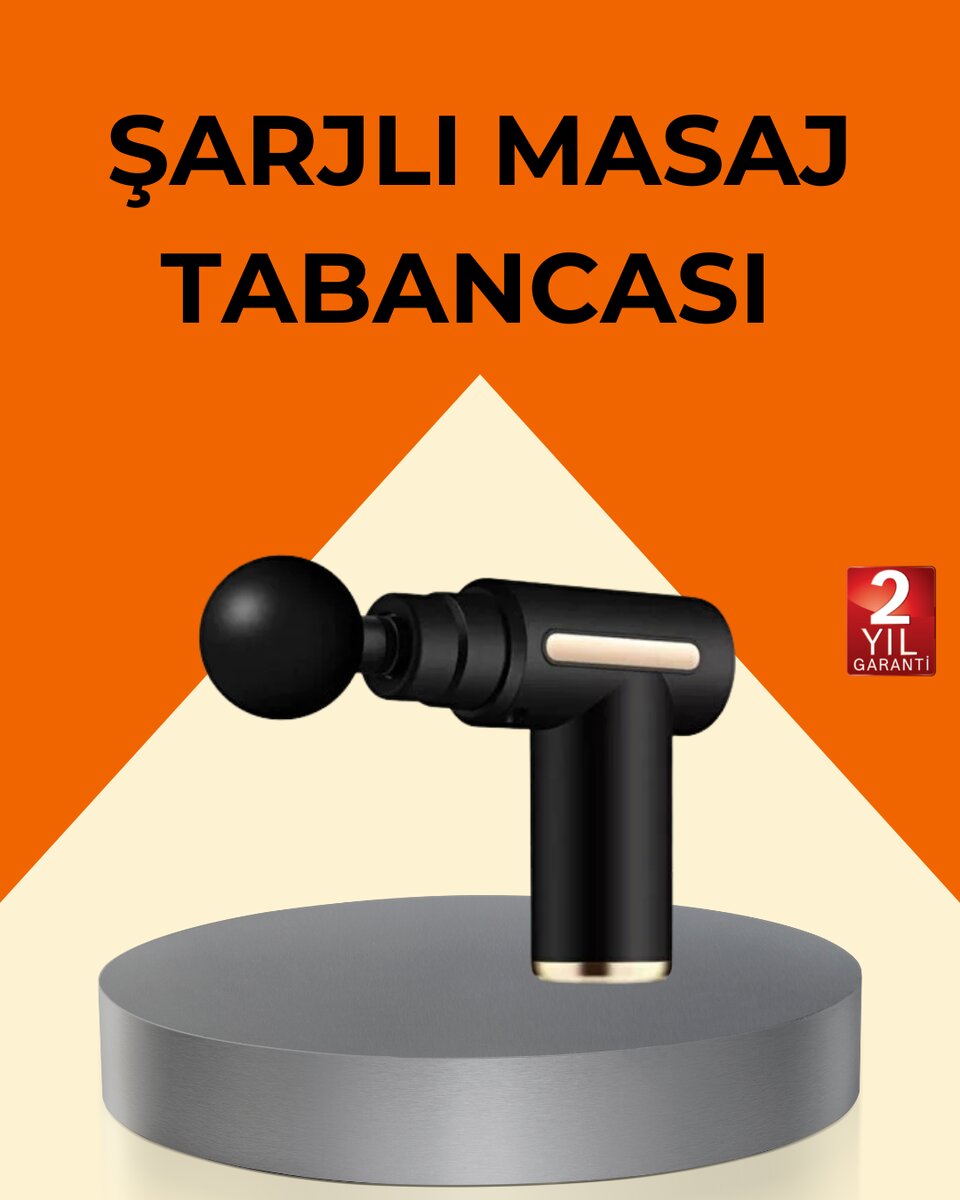 Şarjlı Kas Masaj Aleti 6 Kademe 4 Başlık Derin Doku EMS Titreşim Sporcu Masaj Tabancası 1 Şarjlı Kas Masaj Aleti 6 Kademe 4 Başlık Derin Doku EMS Titreşim Sporcu Masaj Tabancası