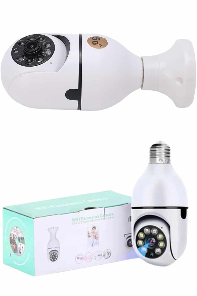 Güvenlik Kamerası Wi-Fi Özellikli 360 Derece Full Hd 1080p Ampül Kamera 4 Güvenlik Kamerası Wi-Fi Özellikli 360 Derece Full Hd 1080p Ampül Kamera - Görsel 4