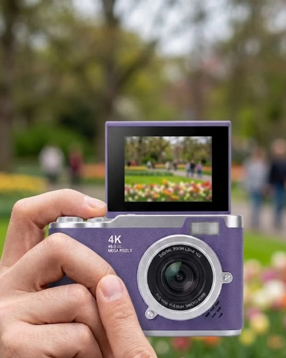 48 MP Dijital Fotoğraf Makinesi 4K Video Flip Ekranlı Kompakt 1 48 MP Dijital Fotoğraf Makinesi 4K Video Flip Ekranlı Kompakt