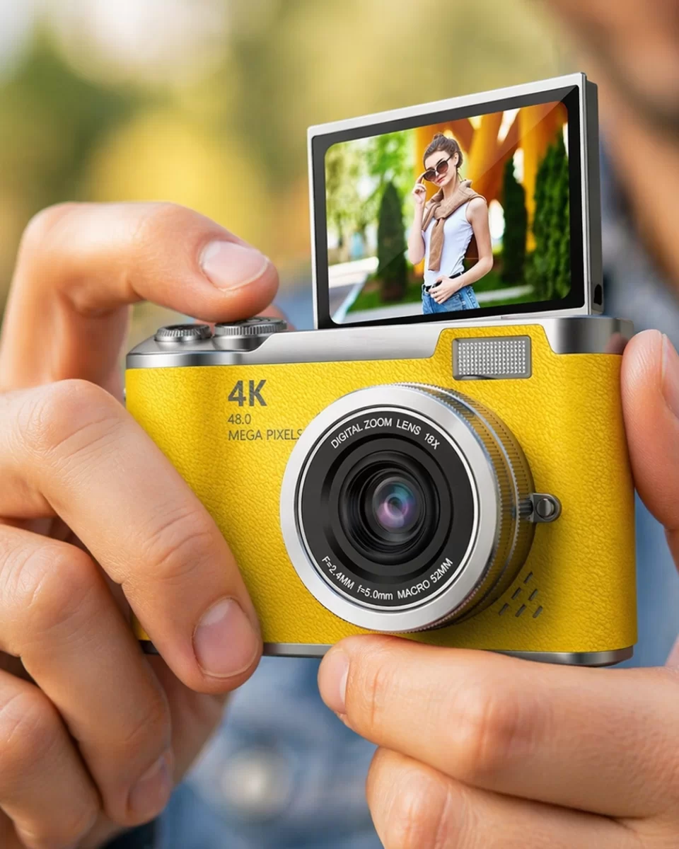 Yüksek Çözünürlüklü 48 MP Kamera 4K Video Çekim Selfie Vlog Fotoğraf Makinesi 1 Yüksek Çözünürlüklü 48 MP Kamera 4K Video Çekim Selfie Vlog Fotoğraf Makinesi