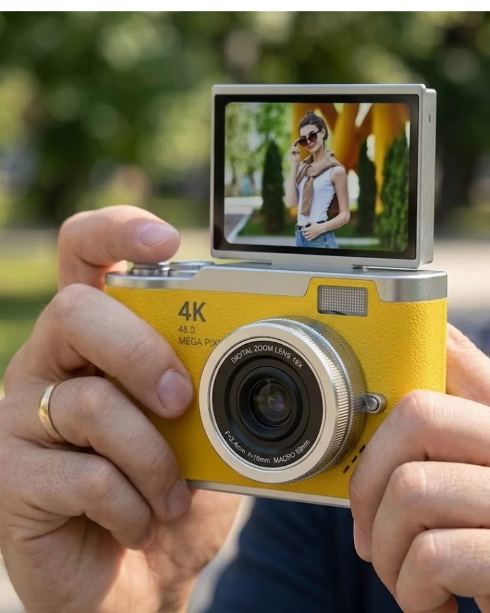 Profesyonel Çekim İçin 48 MP Dijital Kamera Flip Screen 18x Zoom Uzun Pil Ömrü 1 Profesyonel Çekim İçin 48 MP Dijital Kamera Flip Screen 18x Zoom Uzun Pil Ömrü