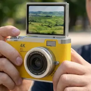 Haydiburaya 48 Yeni Nesil Dijital Kamera 48 MP 4K Video Zoomlu Selfie ve Vlog Kamera