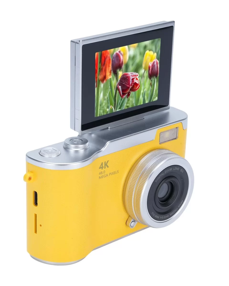 Dijital Kamera 18x Zoom Flip Ekran Uzun Pil Ömrü 3 Dijital Kamera 18x Zoom Flip Ekran Uzun Pil Ömrü - Görsel 3