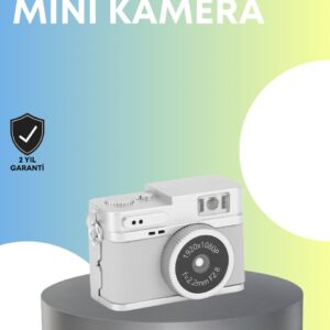 Mini Retro Dijital Kamera 1080P Full HD Dahili 128GB Hafızalı