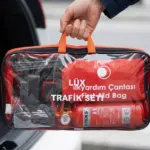Araç Trafik Seti Muayene Uyumlu Yangın Söndürücü ve İlk Yardım Kiti