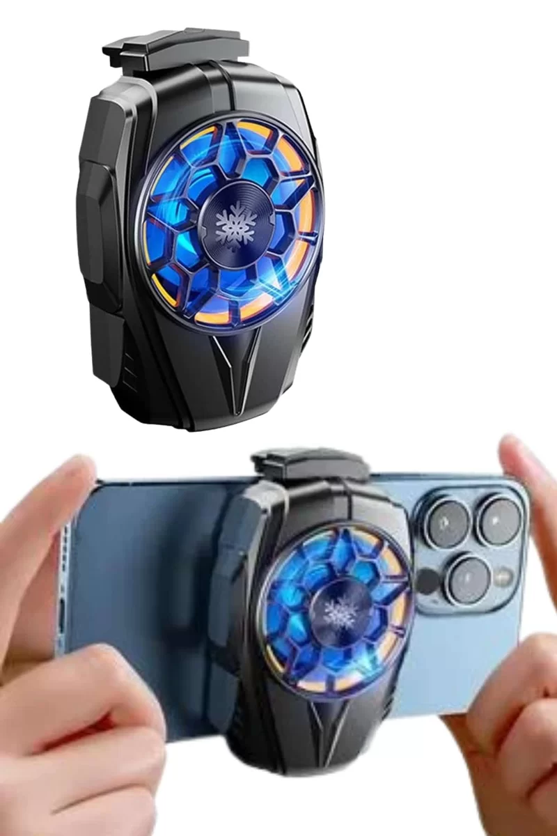 Telefon Soğutucu Cep Telefon Soğutma Fanı Radyatör 2 Telefon Soğutucu Cep Telefon Soğutma Fanı Radyatör - Görsel 2