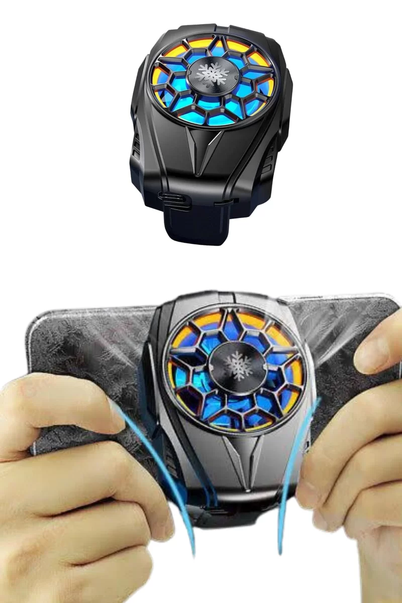 Telefon Soğutucu Fan Güçlü Motor Radyatör Cep Telefon Soğutma 4 Telefon Soğutucu Fan Güçlü Motor Radyatör Cep Telefon Soğutma - Görsel 4