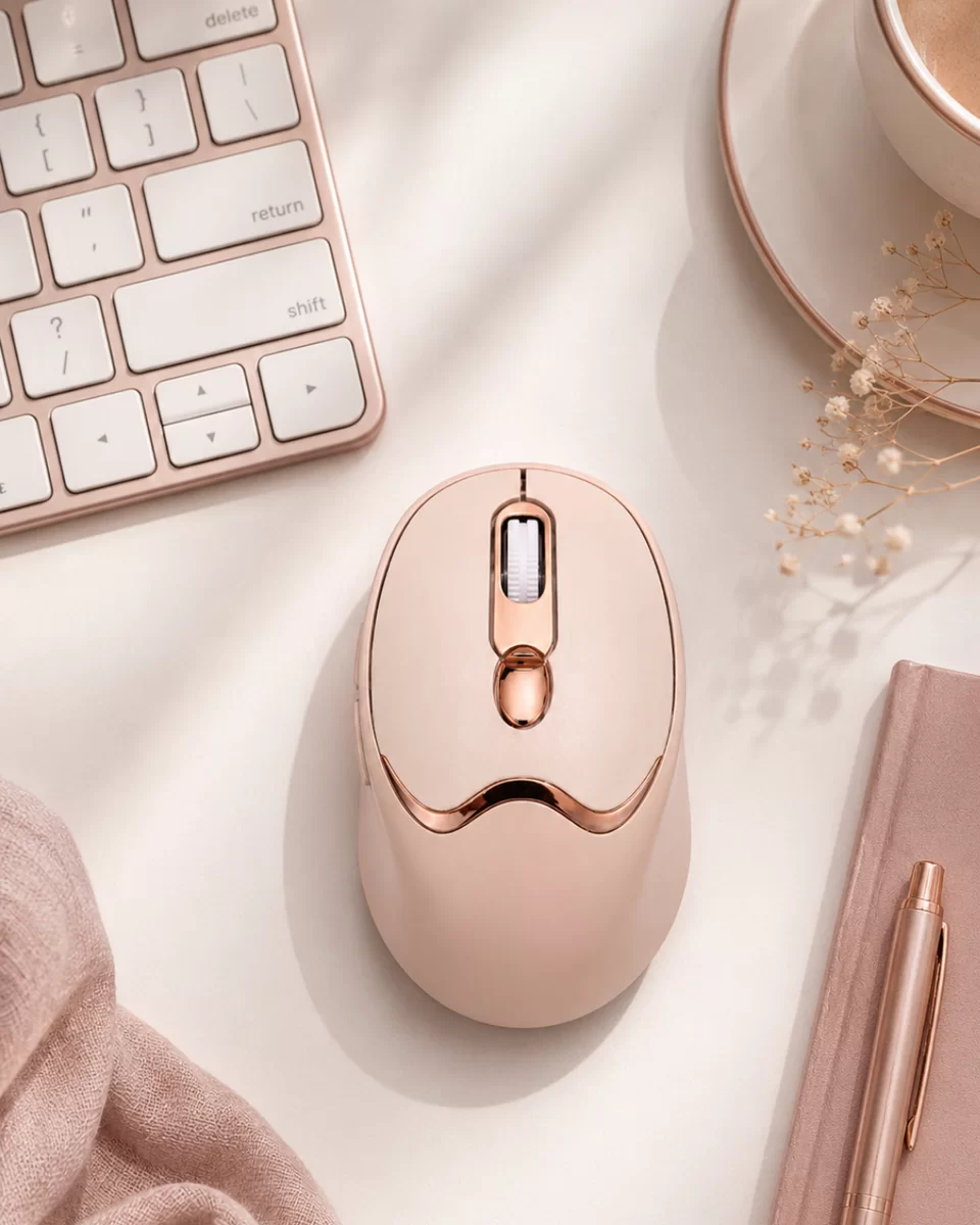 Bluetooth ve 2.4G Destekli Sessiz Kablosuz Mouse Şarjlı Tasarım 1 Bluetooth ve 2.4G Destekli Sessiz Kablosuz Mouse Şarjlı Tasarım
