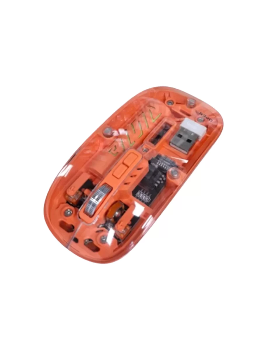 Bluetooth ve USB Destekli Kablosuz Şeffaf Mouse Sessiz Kullanım Yeni Nesil 4 Bluetooth ve USB Destekli Kablosuz Şeffaf Mouse Sessiz Kullanım Yeni Nesil - Görsel 4