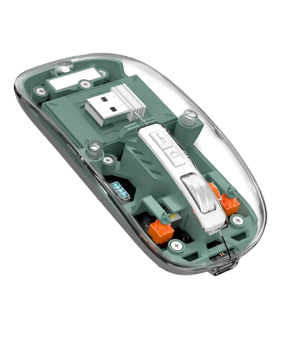 Şeffaf Tasarımlı Bluetooth Kablosuz Mouse Pilli Kullanım Yeni Nesil 3 Şeffaf Tasarımlı Bluetooth Kablosuz Mouse Pilli Kullanım Yeni Nesil - Görsel 3