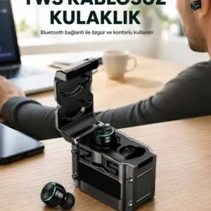 Ergonomik Tasarımlı Bluetooth Kulaklık | Suya Dayanıklı | Dokunmatik Kontrollü Yeni Nesil