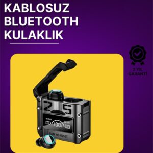 Bluetooth 5.3 Kablosuz Kulaklık | Powerbank Şarj Kutulu | Ultra HD Ses Kalitesi