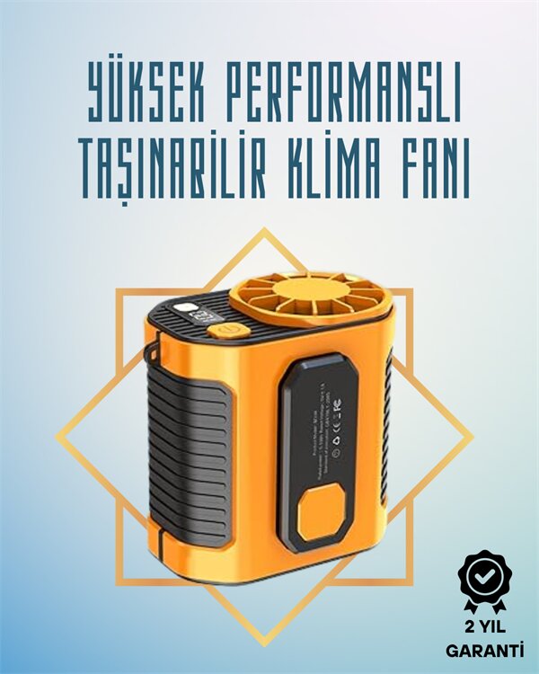 Yüksek Hızlı Mini Klima Fan – 11 m/s Rüzgar Gücü, 100 Hız Ayarı 1 Yüksek Hızlı Mini Klima Fan – 11 m/s Rüzgar Gücü, 100 Hız Ayarı