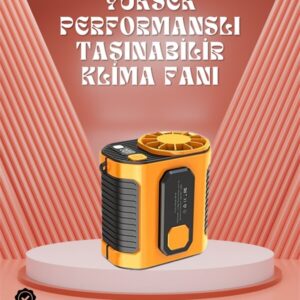 Haydiburaya 82 Sessiz Turbo Fan – Kamp Spor Ofis İçin Taşınabilir Mini Soğutucu