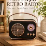 Retro Tarz Kablosuz Radyo – Bluetooth USB ve TF Kart Girişli
