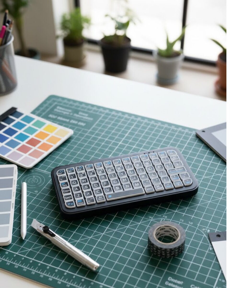 Şarjlı Kablosuz Mini RGB Klavye Uzun Pil Ömürlü 1 Şarjlı Kablosuz Mini RGB Klavye Uzun Pil Ömürlü