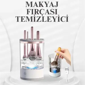 Taşınabilir Sessiz ve Güçlü Makyaj Fırçası Temizleme Makinesi