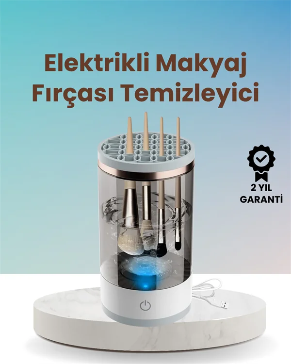 USB Şarjlı Derin Temizlik Makyaj Fırçası Yıkama Makinesi 1 USB Şarjlı Derin Temizlik Makyaj Fırçası Yıkama Makinesi