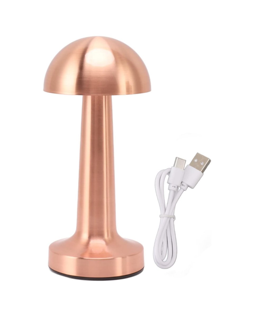 Modern Bronz Masa Lambası 3 Renk LED Dokunmatik Şarjlı Model 3 Modern Bronz Masa Lambası 3 Renk LED Dokunmatik Şarjlı Model - Görsel 3