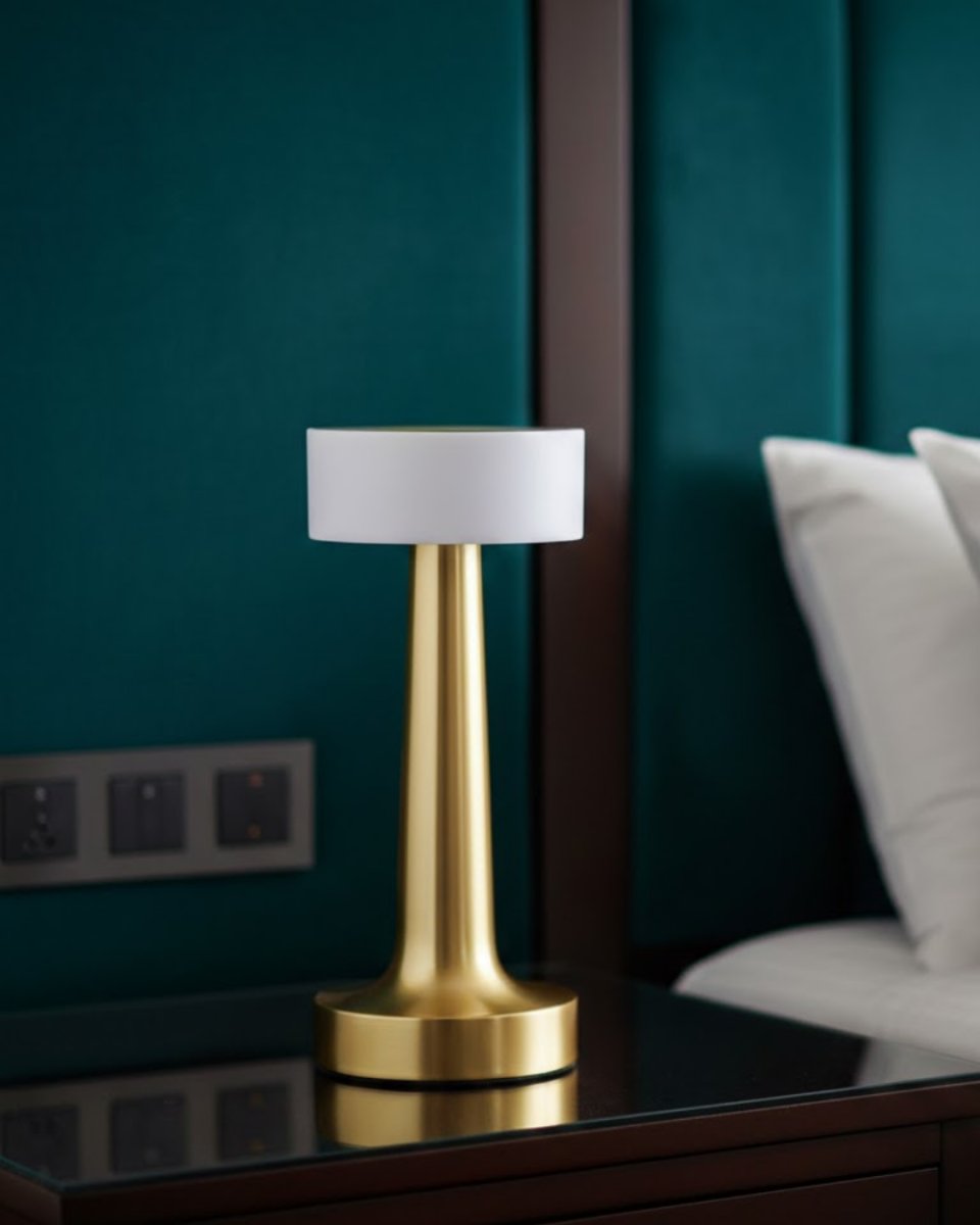 Şarjlı Dokunmatik LED Masa Lambası 3 Renk Dimmer Özellikli 1 Şarjlı Dokunmatik LED Masa Lambası 3 Renk Dimmer Özellikli