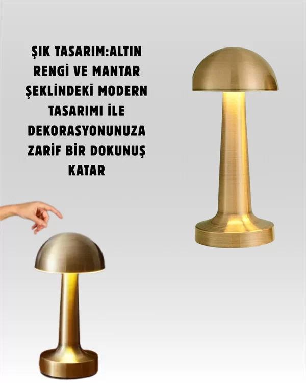 Şarjlı Dimmerli LED Masa Lambası – 4-8 Saat Aydınlatma Yeni Nesil 3 Şarjlı Dimmerli LED Masa Lambası – 4-8 Saat Aydınlatma Yeni Nesil - Görsel 3