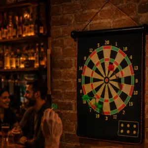 Katlanabilir Manyetik Dart Oyunu Zararsız Dart Okları ile Güvenli Eğlence