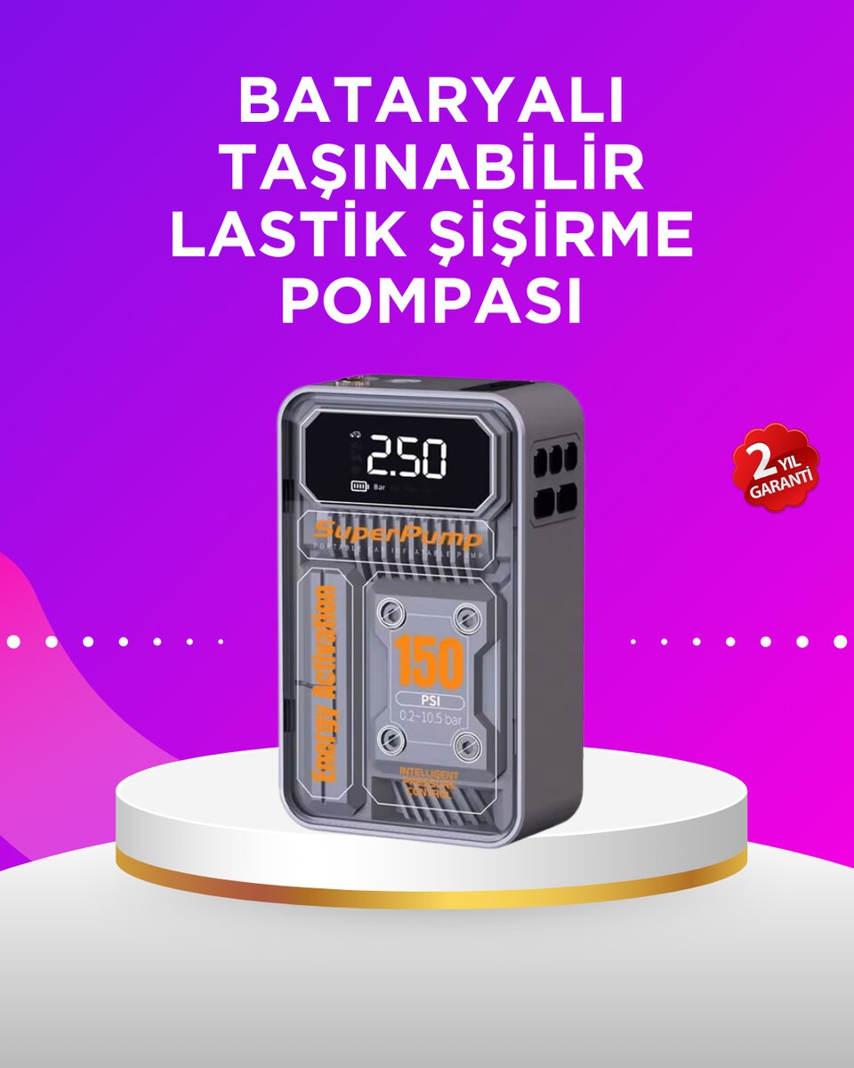 Mini Boy Elektrikli Şarjlı Yüksek Basınçlı Lastik Şişirme Pompası 1 Mini Boy Elektrikli Şarjlı Yüksek Basınçlı Lastik Şişirme Pompası