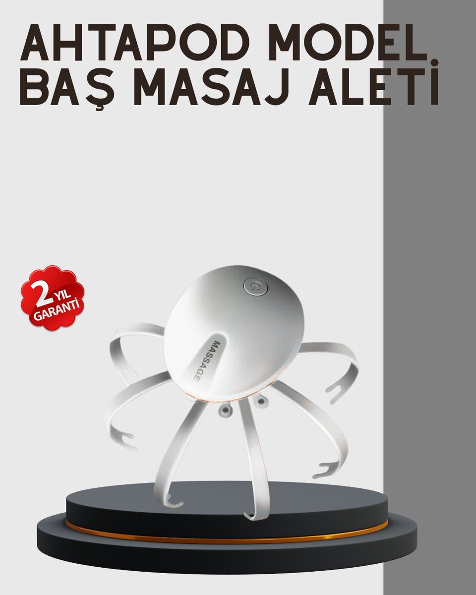 Kafa Derisi Masaj Aleti USB-C Şarjlı Rahatlatıcı ve Canlandırıcı Masaj 1 Kafa Derisi Masaj Aleti USB-C Şarjlı Rahatlatıcı ve Canlandırıcı Masaj