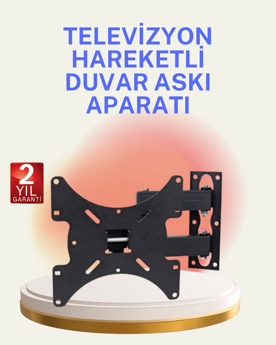 Hareketli TV Duvar Askı Aparatı 22–49 İnç Uyumlu 1 Hareketli TV Duvar Askı Aparatı 22–49 İnç Uyumlu