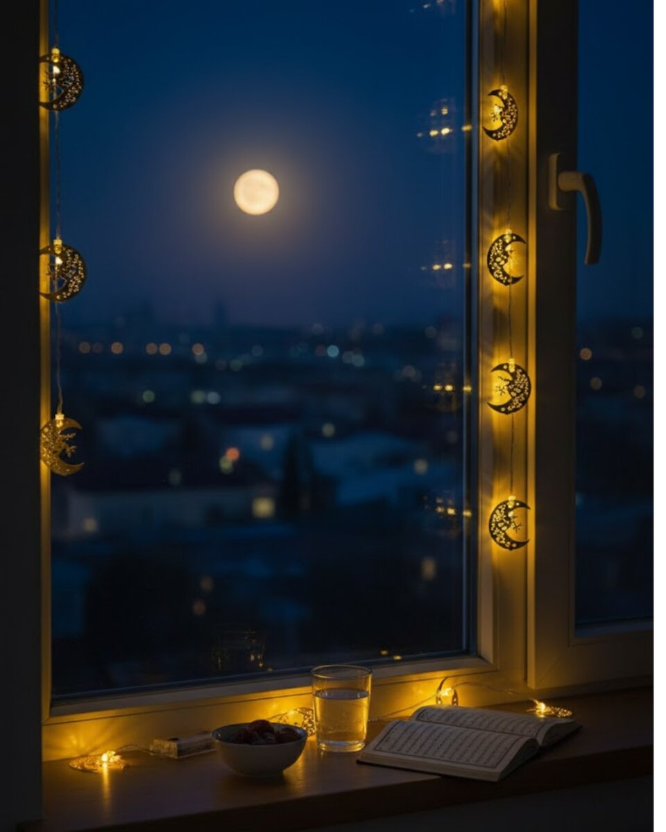 Ramazan Minare Detaylı Hilal LED Işık Günışığı Sarı Metal Süs 2 Ramazan Minare Detaylı Hilal LED Işık Günışığı Sarı Metal Süs - Görsel 2