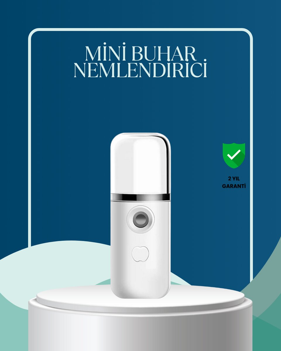 Akıllı Pro Teknolojili Şarjlı Nemlendirici – Portatif Cilt ve Hava Nemlendirici Cihaz 1 Akıllı Pro Teknolojili Şarjlı Nemlendirici – Portatif Cilt ve Hava Nemlendirici Cihaz