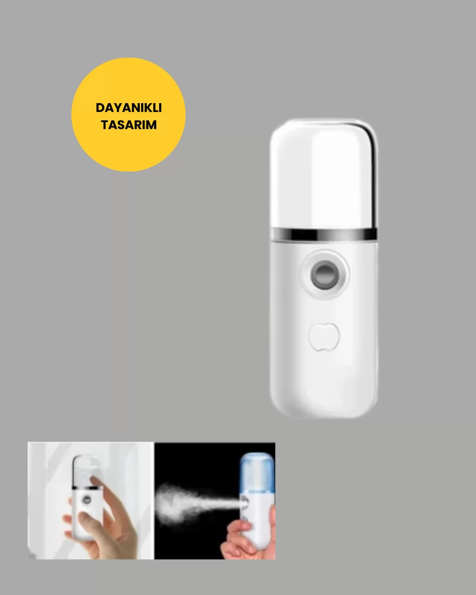 Mini Şarjlı Buhar Nemlendirici – Taşınabilir, Enerji Tasarruflu, Kablosuz Kullanım Yeni Nesil 2 Mini Şarjlı Buhar Nemlendirici – Taşınabilir, Enerji Tasarruflu, Kablosuz Kullanım Yeni Nesil - Görsel 2