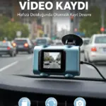 Mini Araç İçi Kamera Sürekli Kayıt Geniş Açılı Yeni Nesil