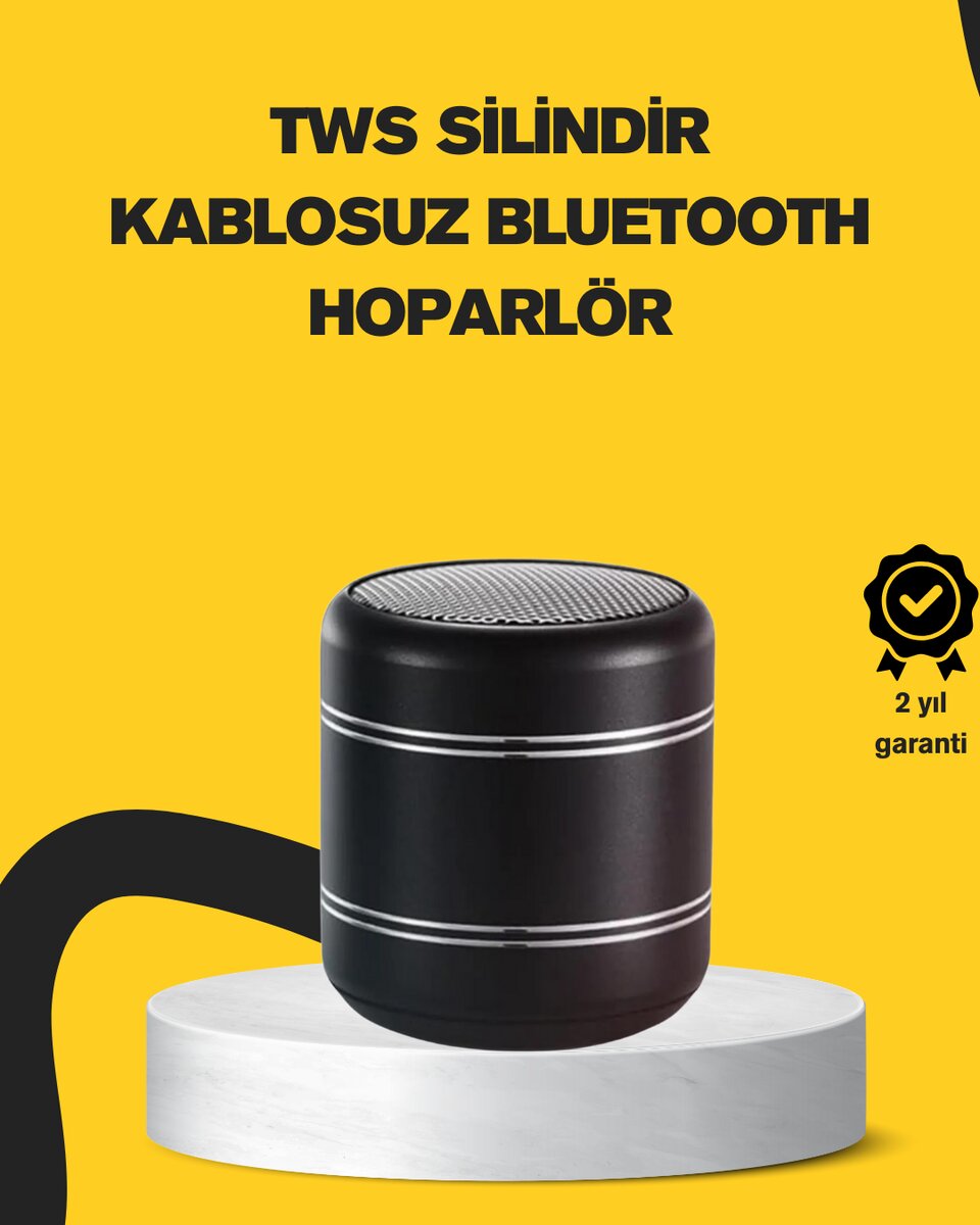 Mini Alüminyum Bluetooth Hoparlör Yüksek Bas Performansı 1 Mini Alüminyum Bluetooth Hoparlör Yüksek Bas Performansı