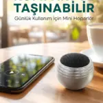 Kablosuz Mini Hoparlör Şarjlı TWS Destekli Kompakt Ses Sistemi Yeni Nesil