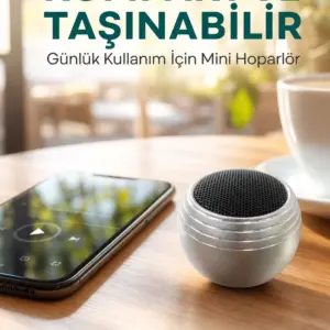 Kablosuz Mini Hoparlör Şarjlı TWS Destekli Kompakt Ses Sistemi Yeni Nesil