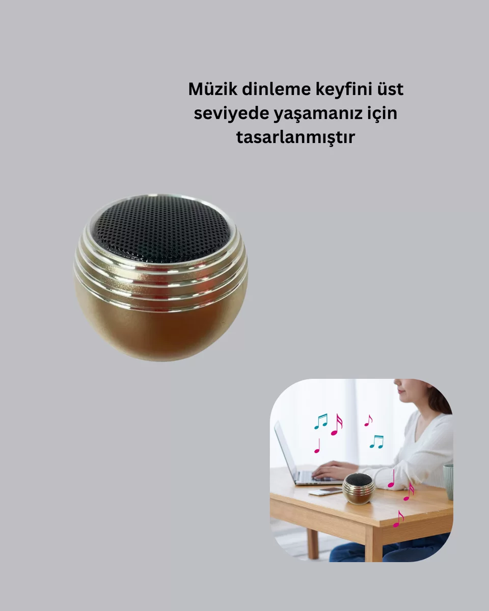 Mini Kablosuz Hoparlör Derin Bas TWS Bağlantı Şarjlı Model Yeni Nesil 3 Mini Kablosuz Hoparlör Derin Bas TWS Bağlantı Şarjlı Model Yeni Nesil - Görsel 3