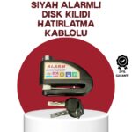 Güvenlik Sensörlü Alarmlı Disk Kilidi Motosiklet ve Bisiklet İçin