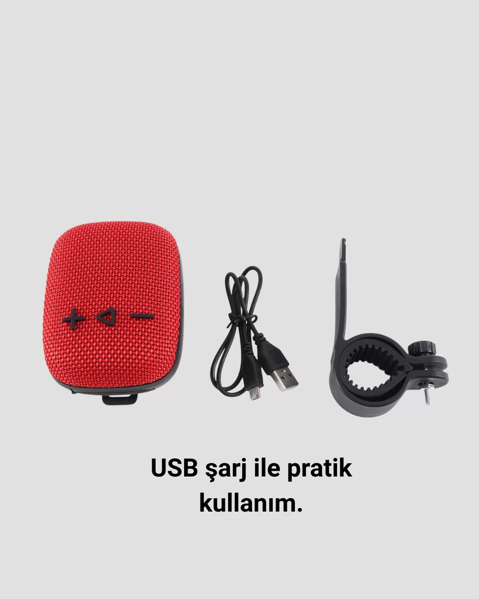 USB TF Kart ve FM Radyolu Bluetooth Hoparlör 5W 2 USB TF Kart ve FM Radyolu Bluetooth Hoparlör 5W - Görsel 2
