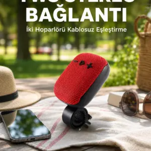 5W Kablosuz Bluetooth Hoparlör Güçlü Bas ve FM Radyo