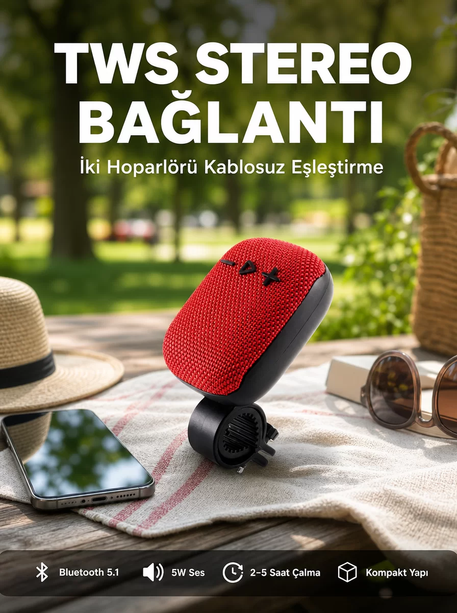 5W Kablosuz Bluetooth Hoparlör Güçlü Bas ve FM Radyo 1 5W Kablosuz Bluetooth Hoparlör Güçlü Bas ve FM Radyo