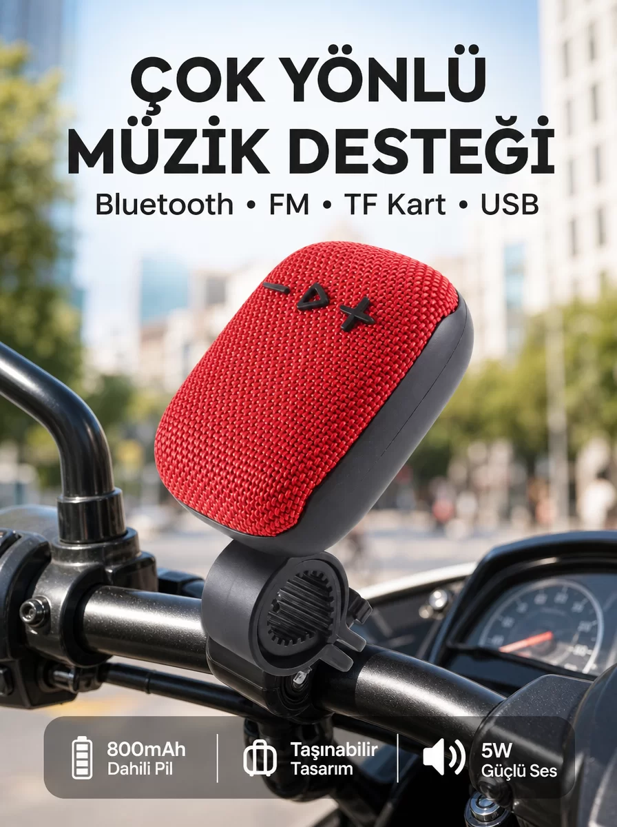 Taşınabilir Bluetooth Hoparlör 800mAh Uzun Pil Ömrü 1 Taşınabilir Bluetooth Hoparlör 800mAh Uzun Pil Ömrü