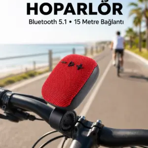 Taşınabilir Bluetooth Hoparlör Suya Dayanıklı Kumaş Kaplama