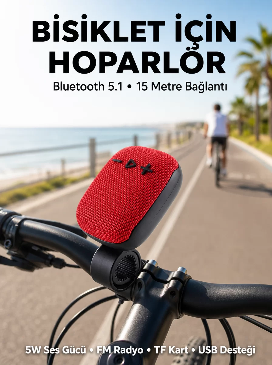 Taşınabilir Bluetooth Hoparlör Suya Dayanıklı Kumaş Kaplama 1 Taşınabilir Bluetooth Hoparlör Suya Dayanıklı Kumaş Kaplama